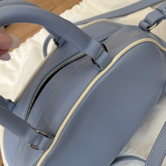 Excellent Condition Reformation Mini Claudia Bag in Light Blue - Picture 5 of 10